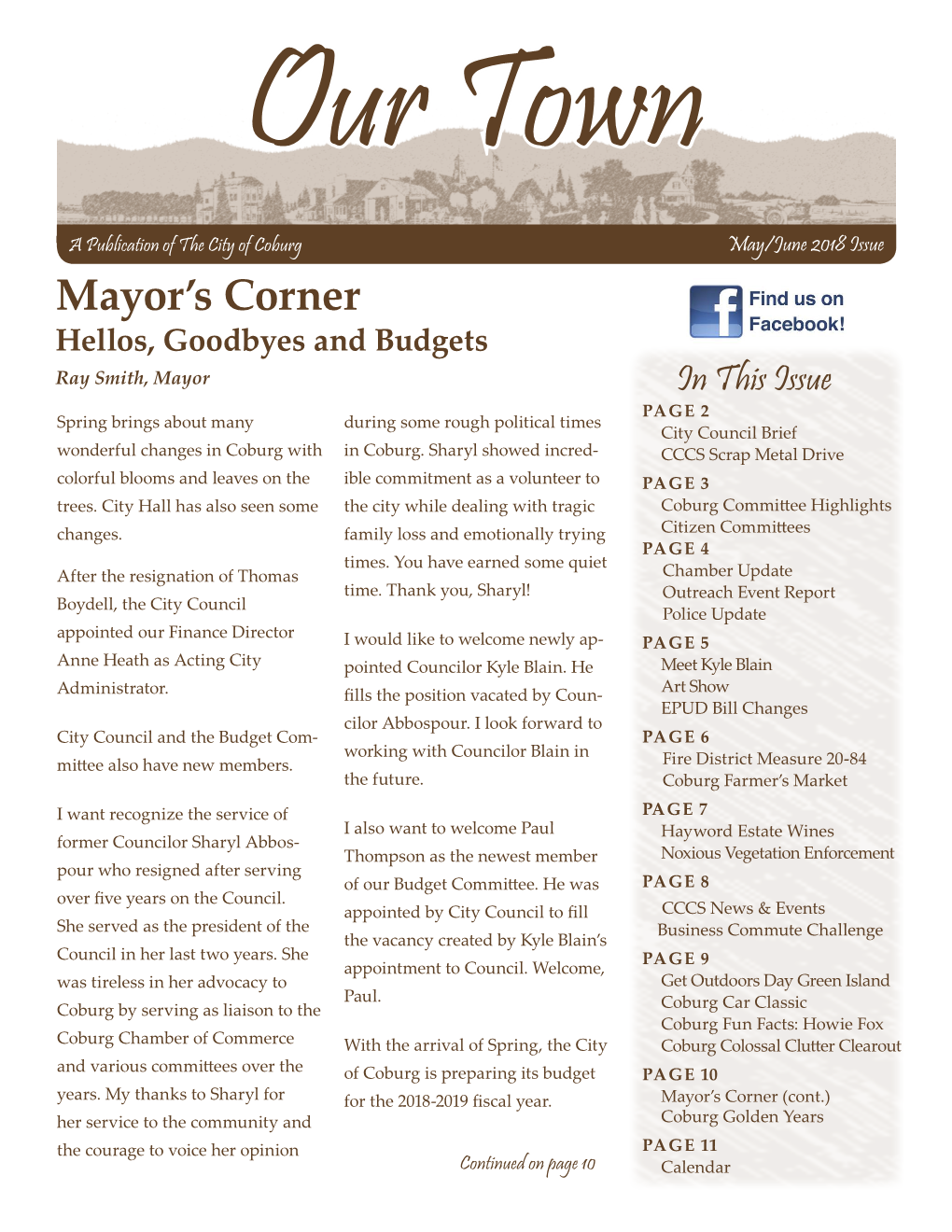 Mayor's Corner