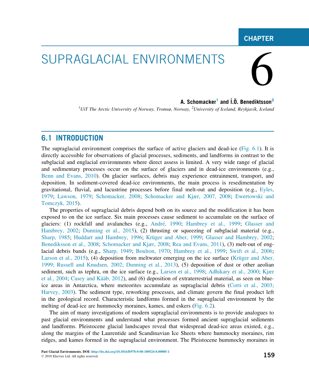 Chapter 6. Supraglacial Environments