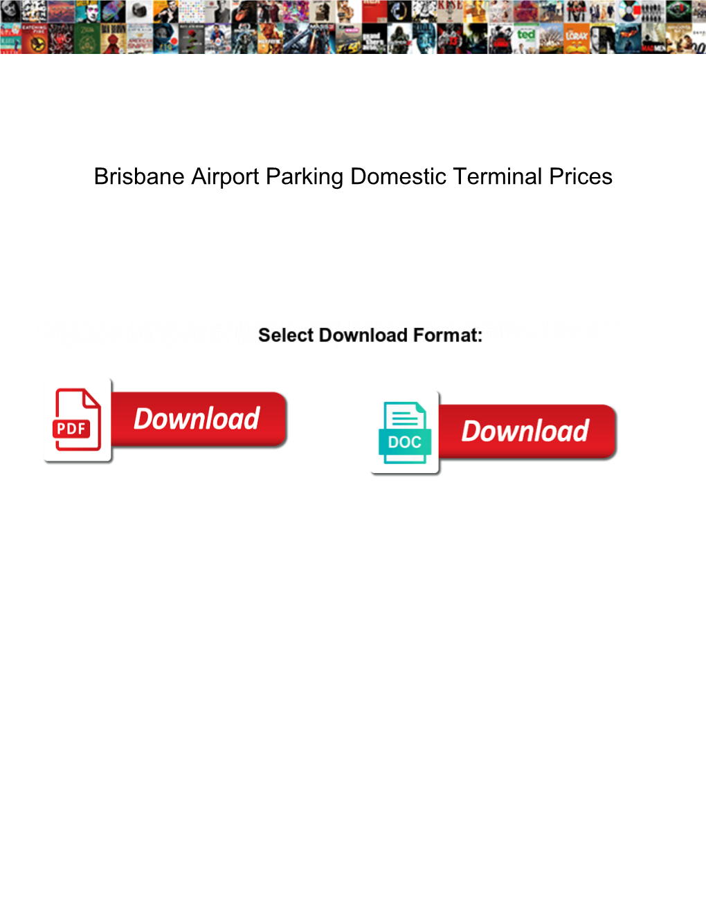 Brisbane Airport Parking Domestic Terminal Prices Tvout