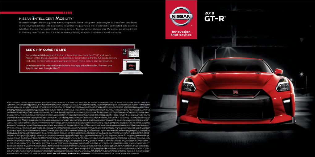 2018-Nissan-Gt-R-Brochure.Pdf