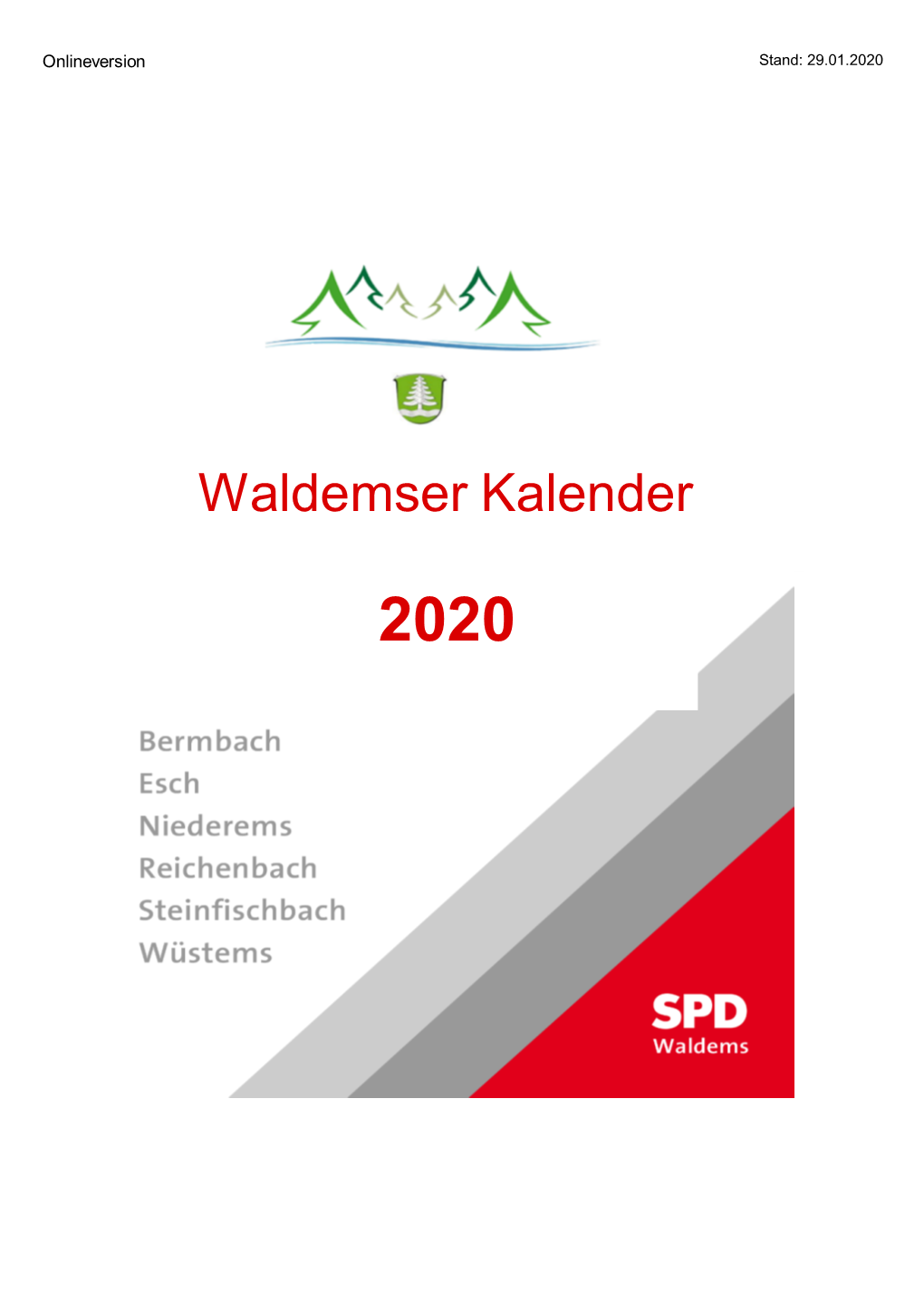 Waldemser Kalender