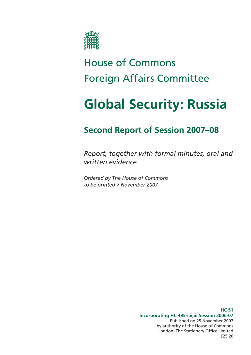 Global Security: Russia