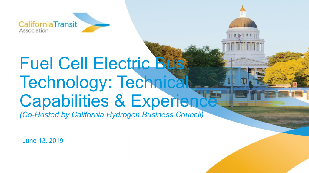 Fuel Cell Electric Bus Technology: Technical Capabilities & Experience