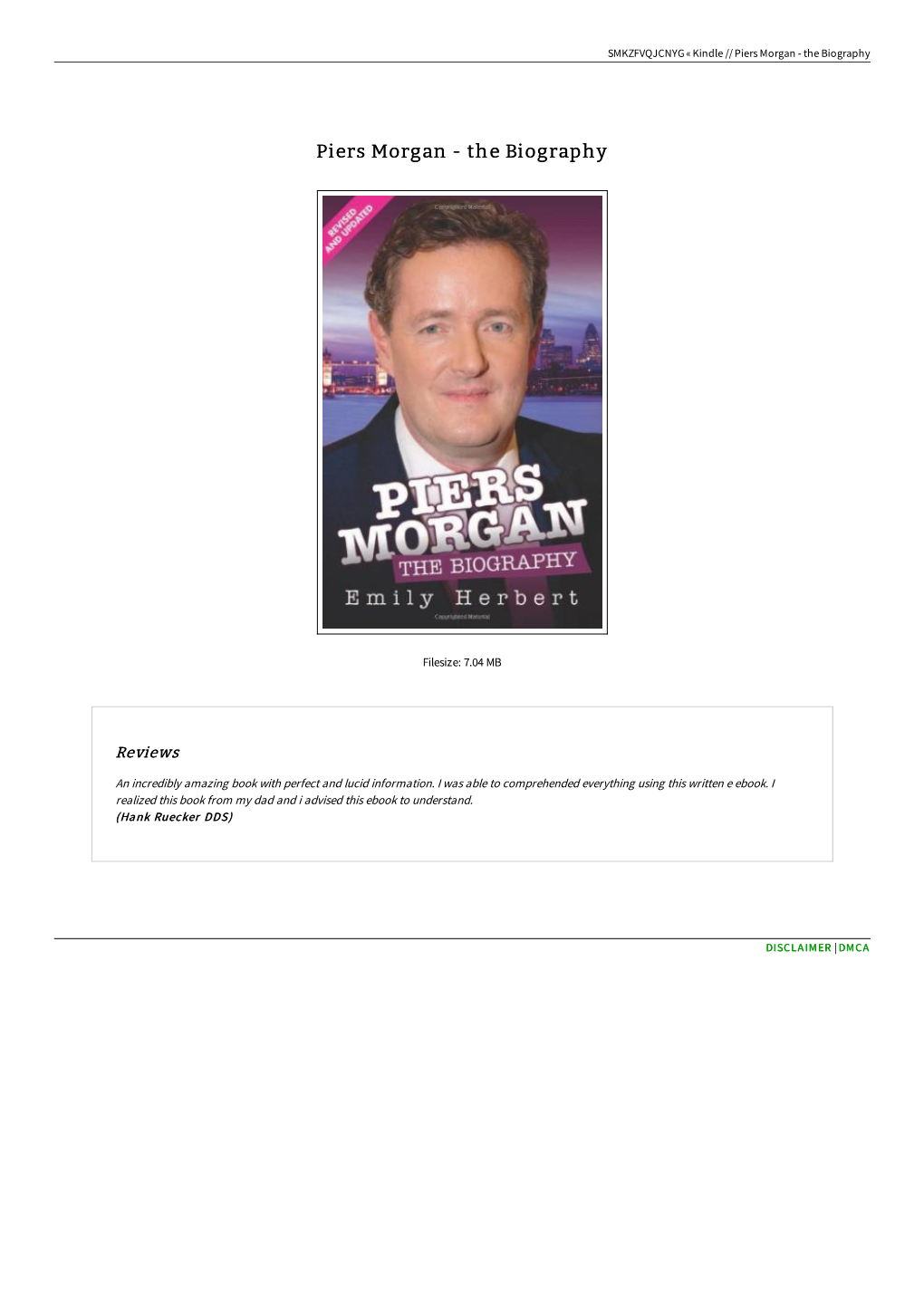 Read Kindle \\ Piers Morgan