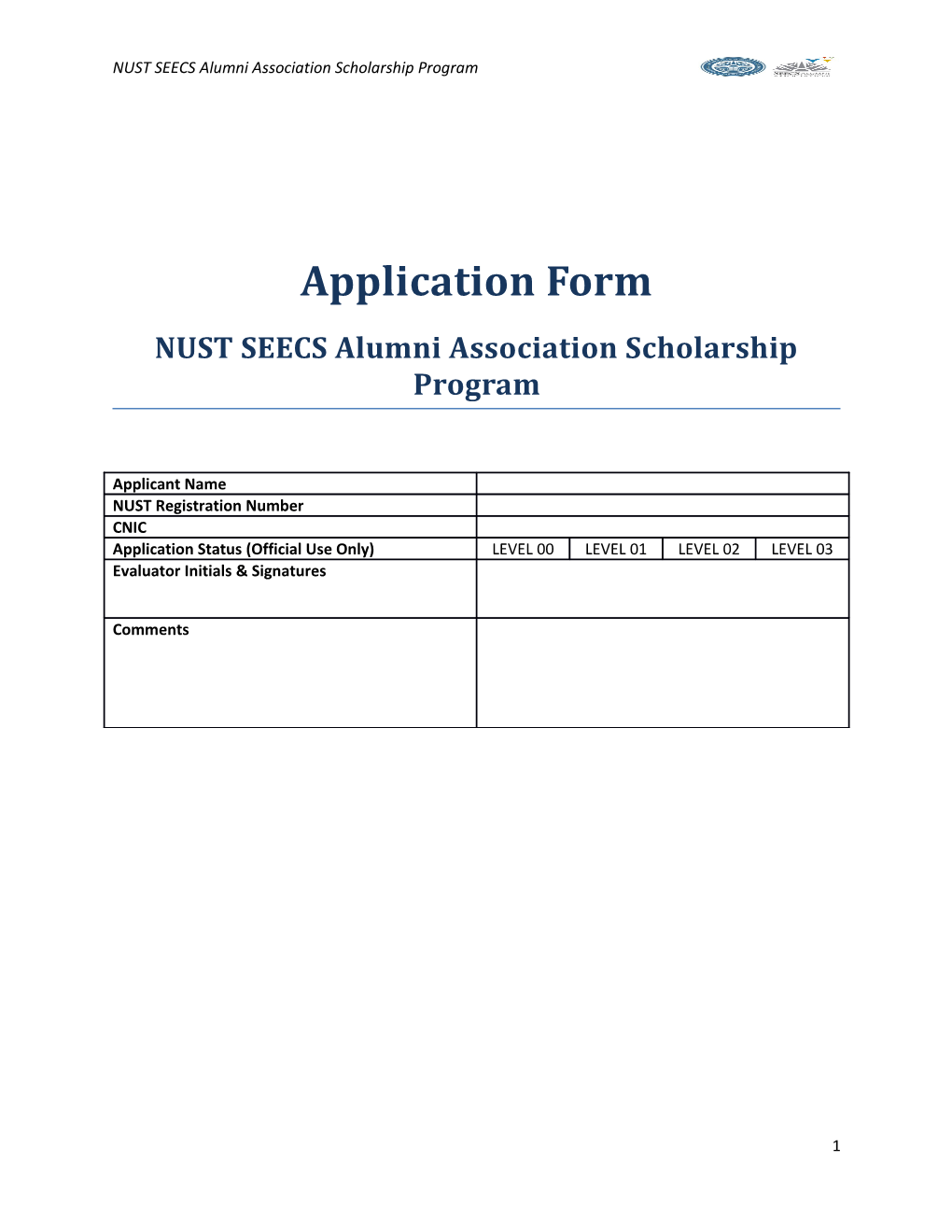 NUST SEECS Alumni Association Scholarship Program