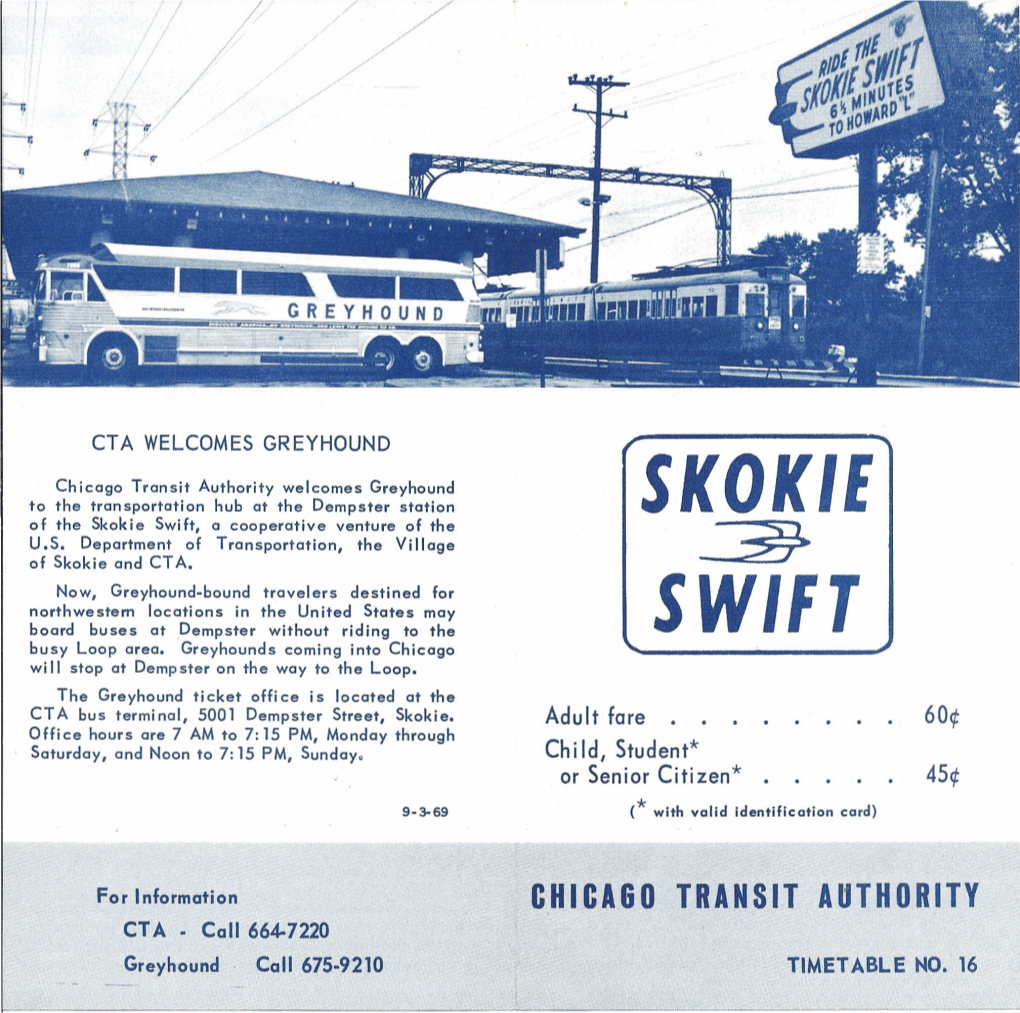 Skokie Swift, a Cooperative Venture of the U.S