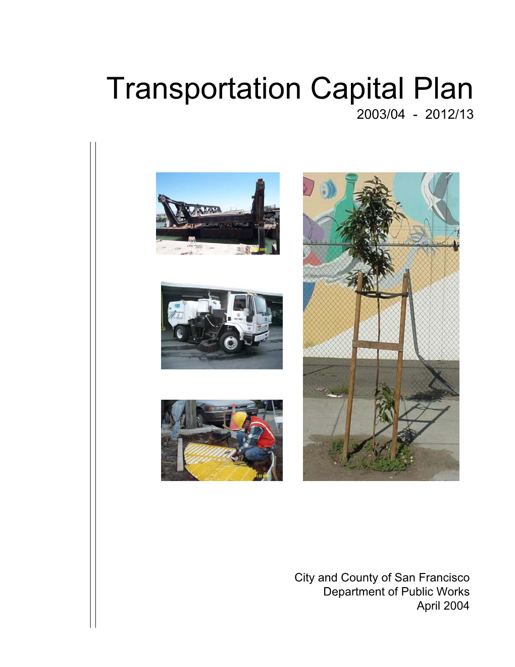 Transportation Capital Plan 2003/04 - 2012/13