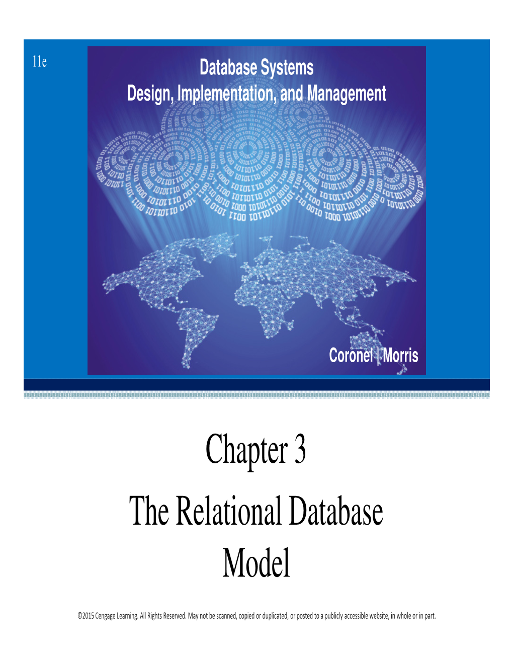 Chapter 3 the Relational Database Model