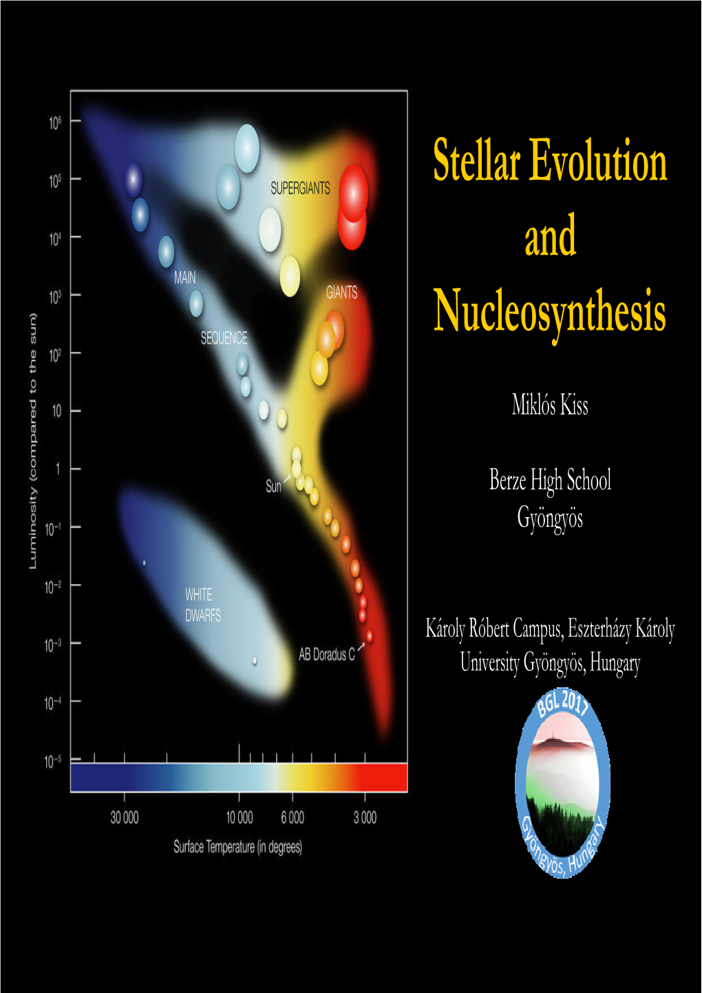 Stellar Evolution and Nucleosynthesis