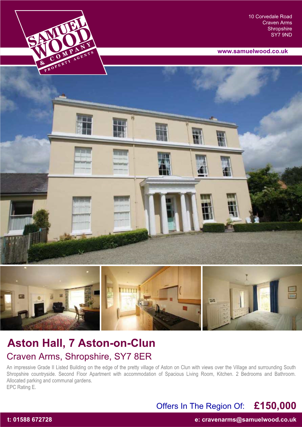 Aston Hall, 7 Aston-On-Clun