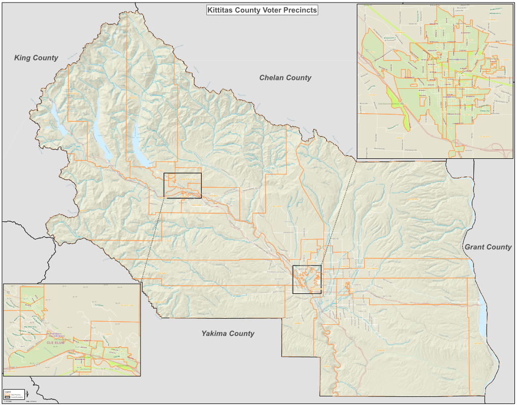 Kittitas County Voter Precincts S E