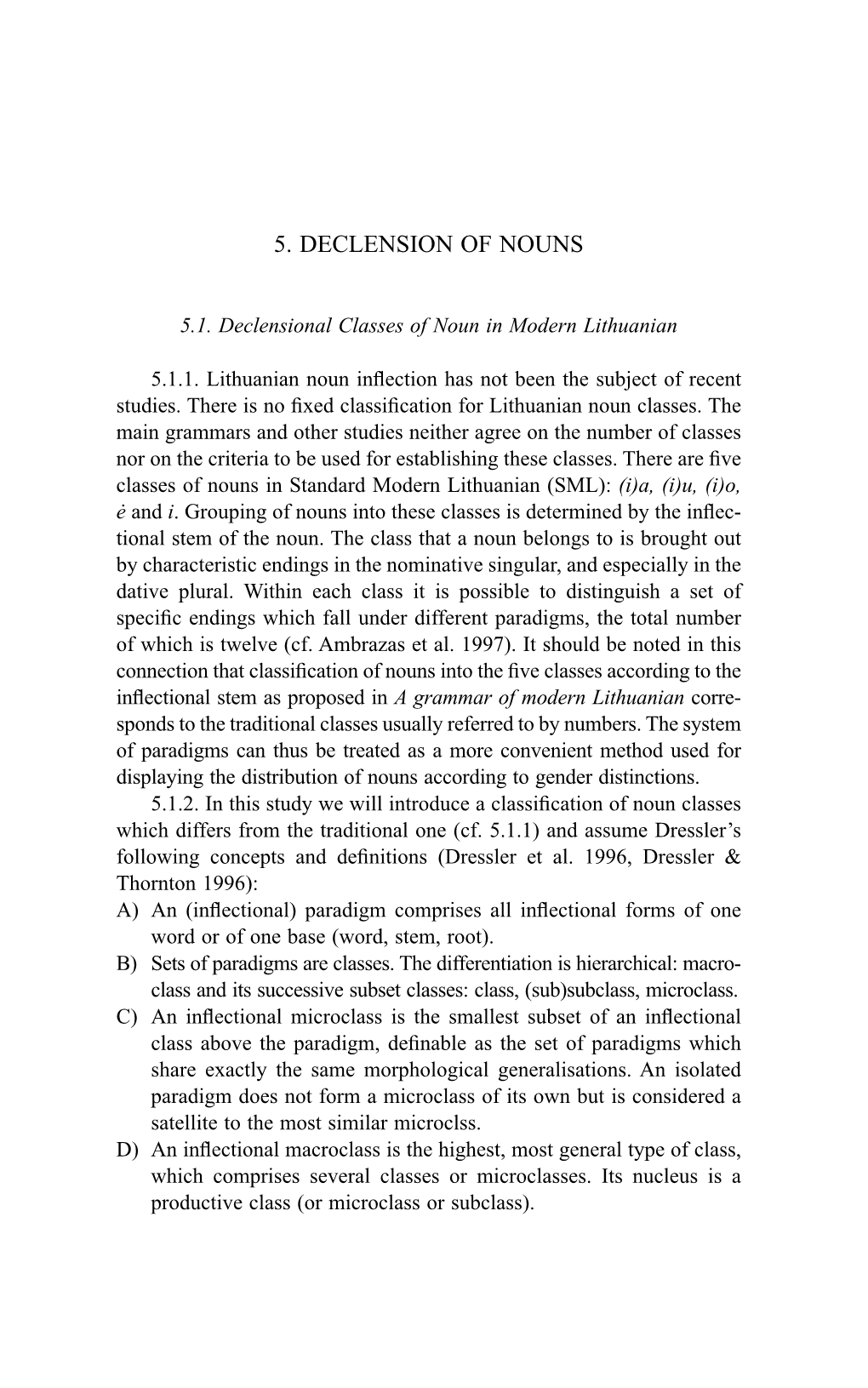 5. Declension of Nouns