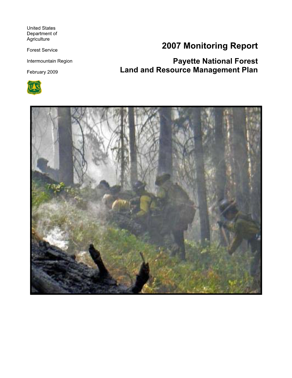 Payette National Forest Monitoring Report