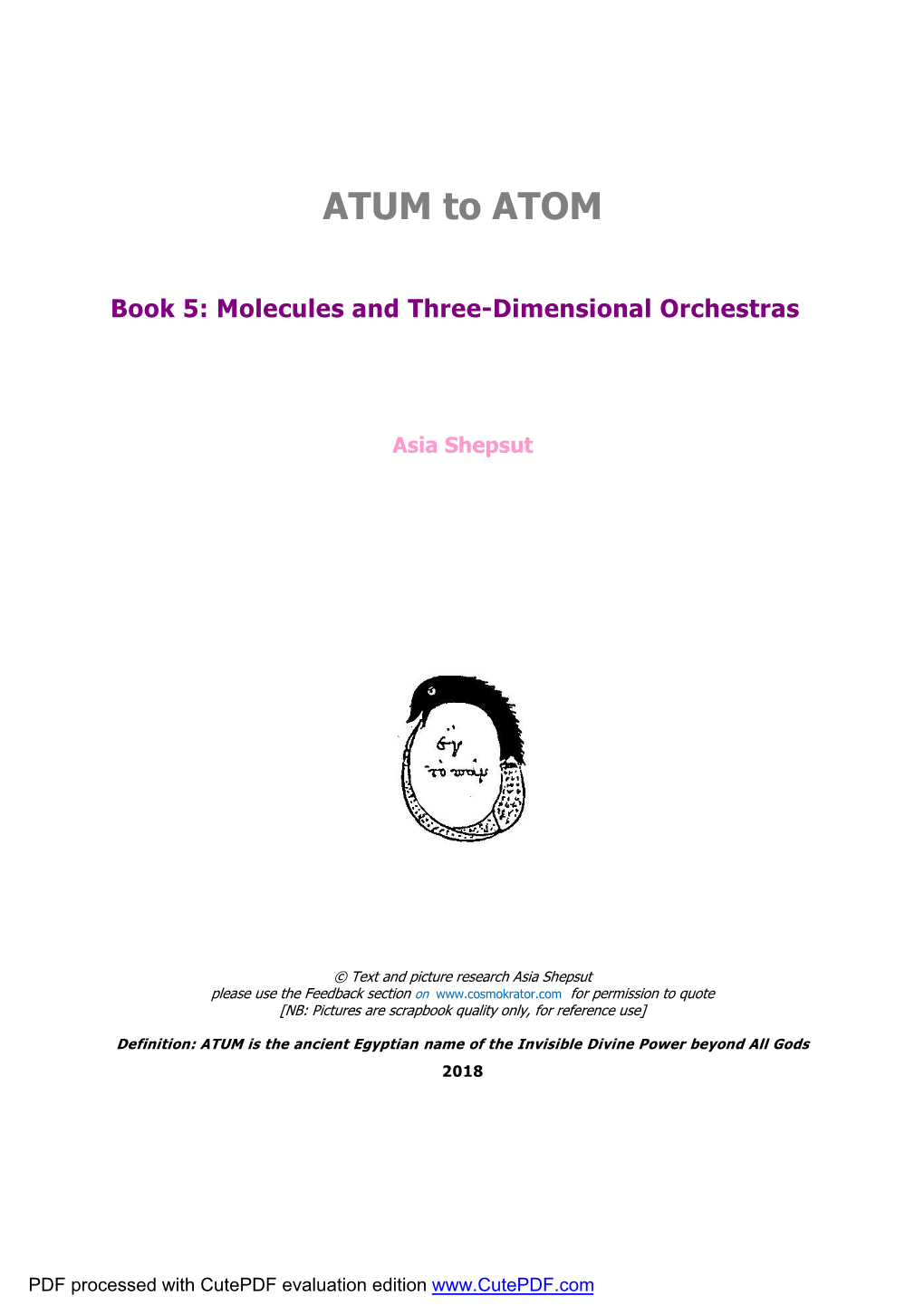 ATUM to ATOM