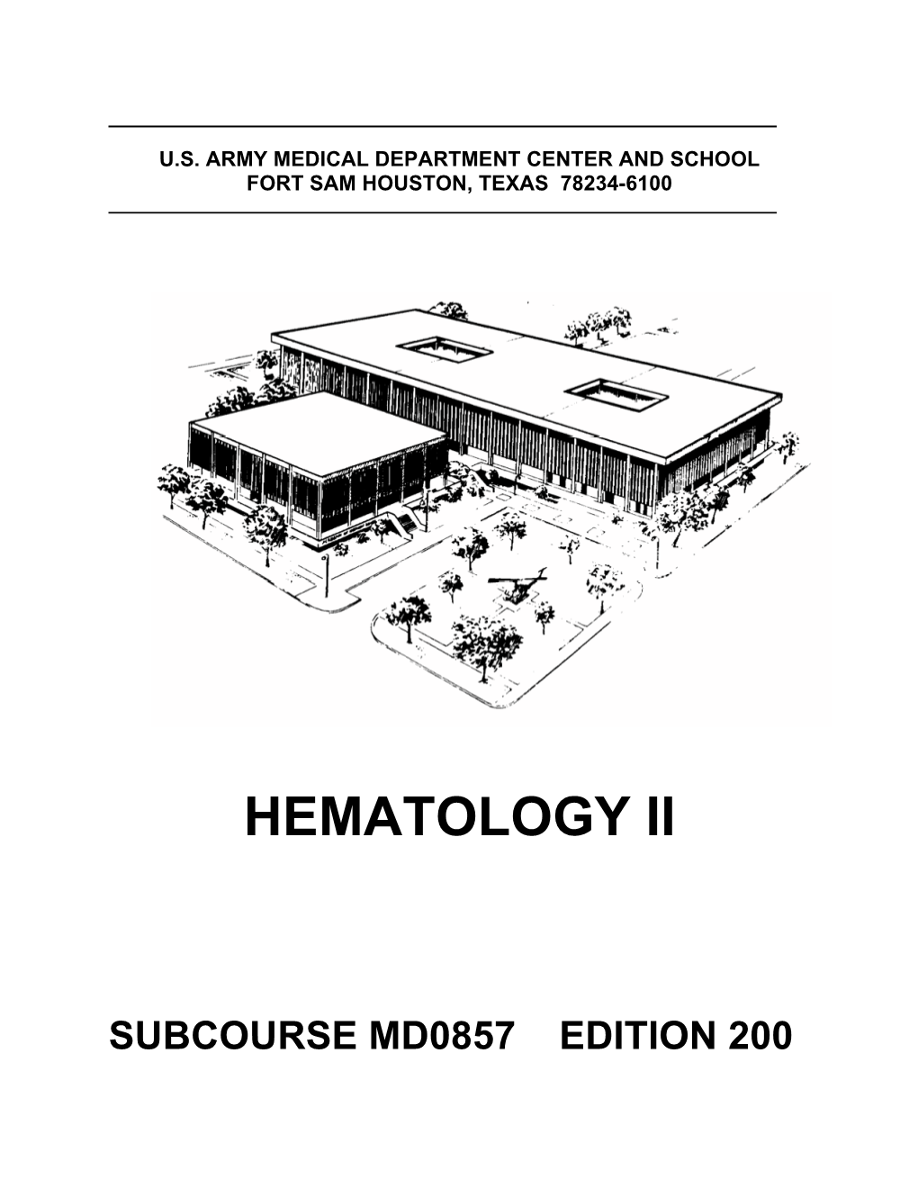 Hematology Ii