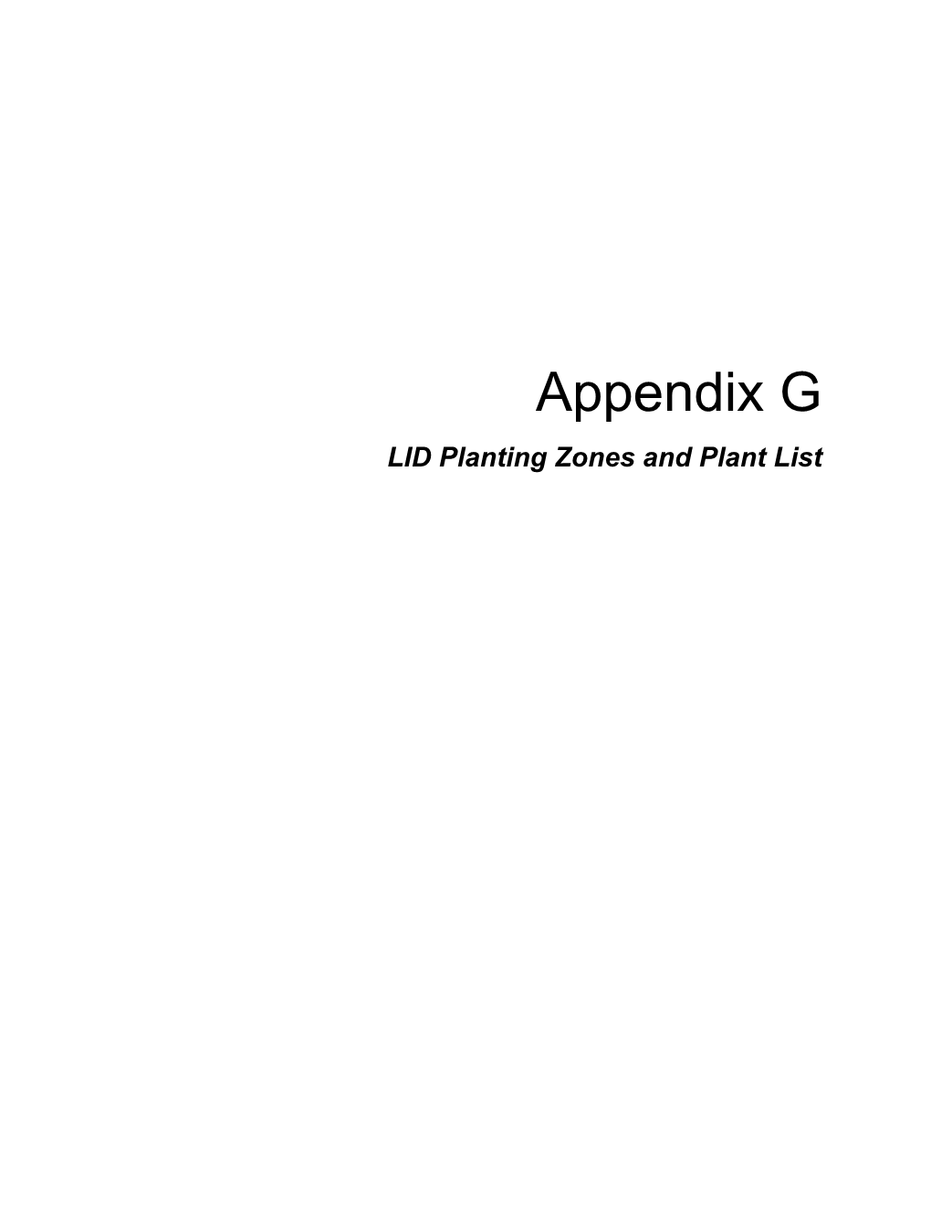 LID Plant Recommendations 7.30.07.Indd