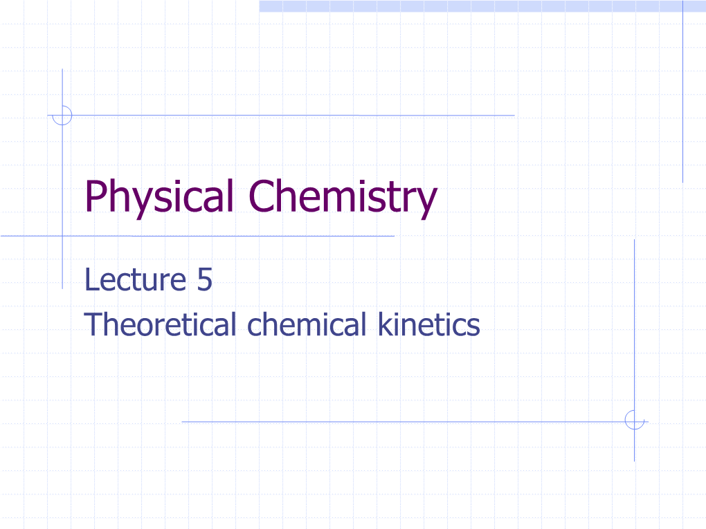 Physical Chemistry