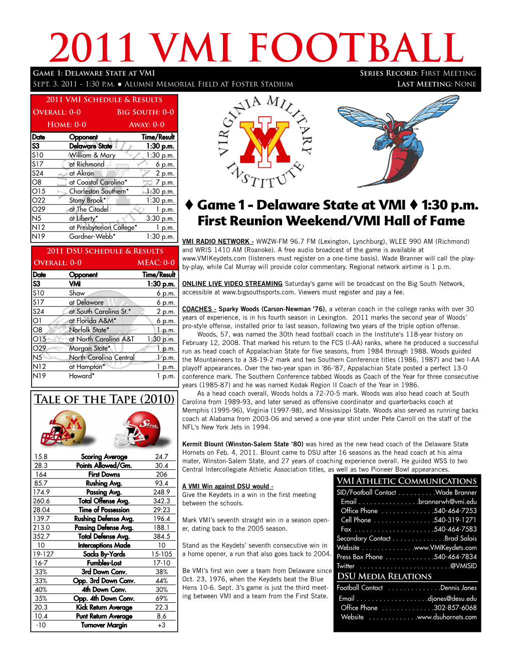 11 Fb Game Notes-DSU.Qxp