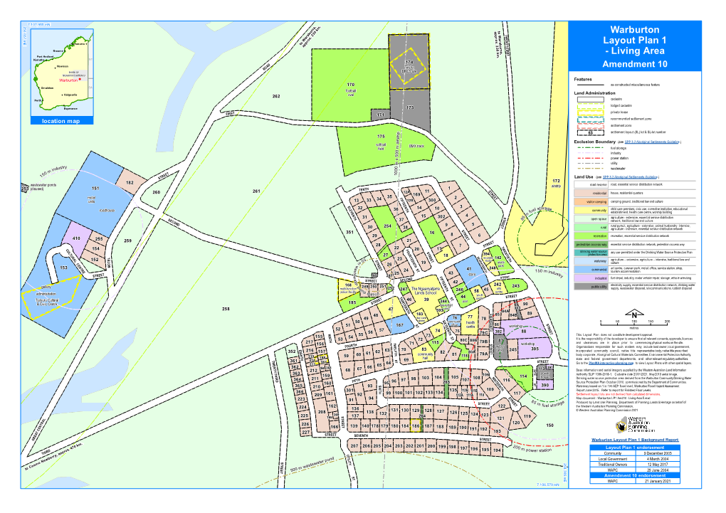 Warburton LP1 Amendment 10 Map-Set