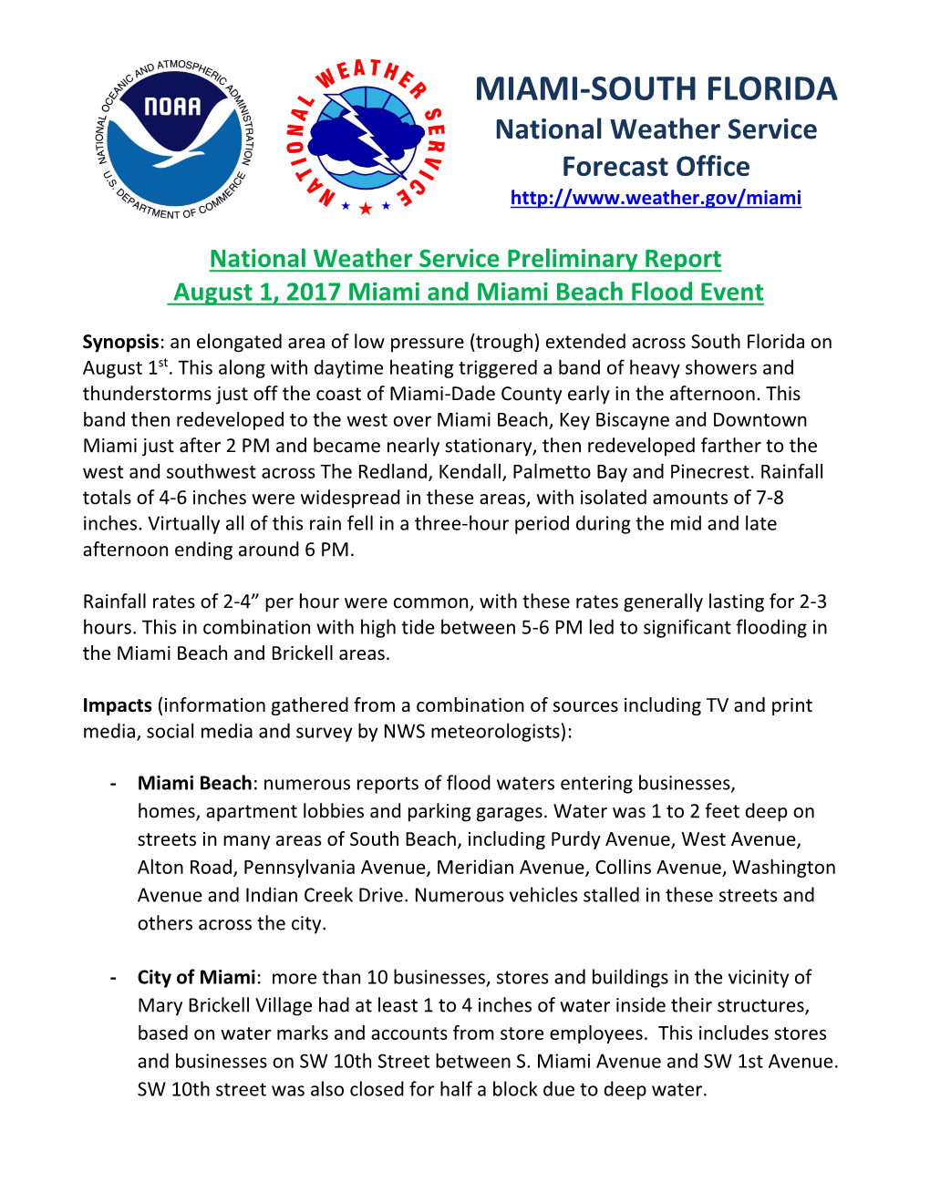 MIAMI-SOUTH FLORIDA National Weather Service Forecast Office