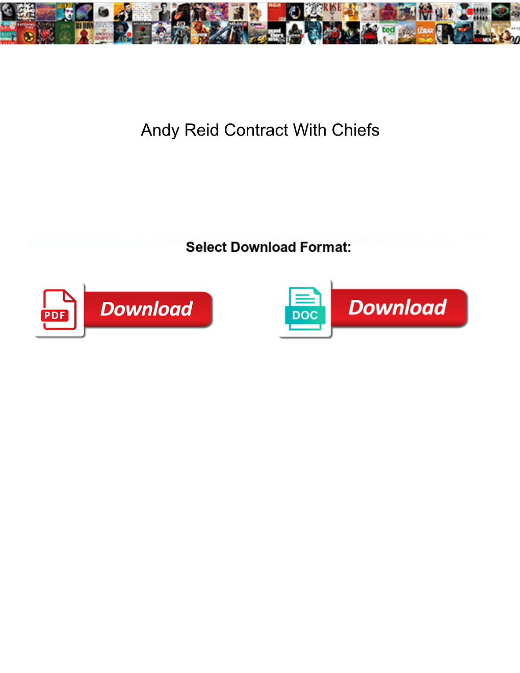 Andy Reid Contract with Chiefs