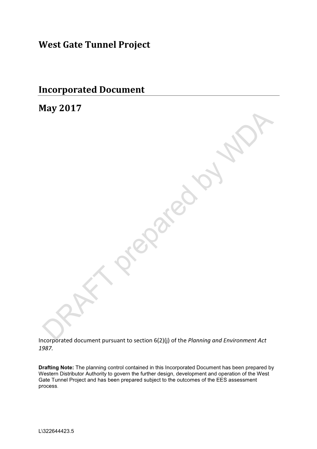 Incorporated Document May 2017