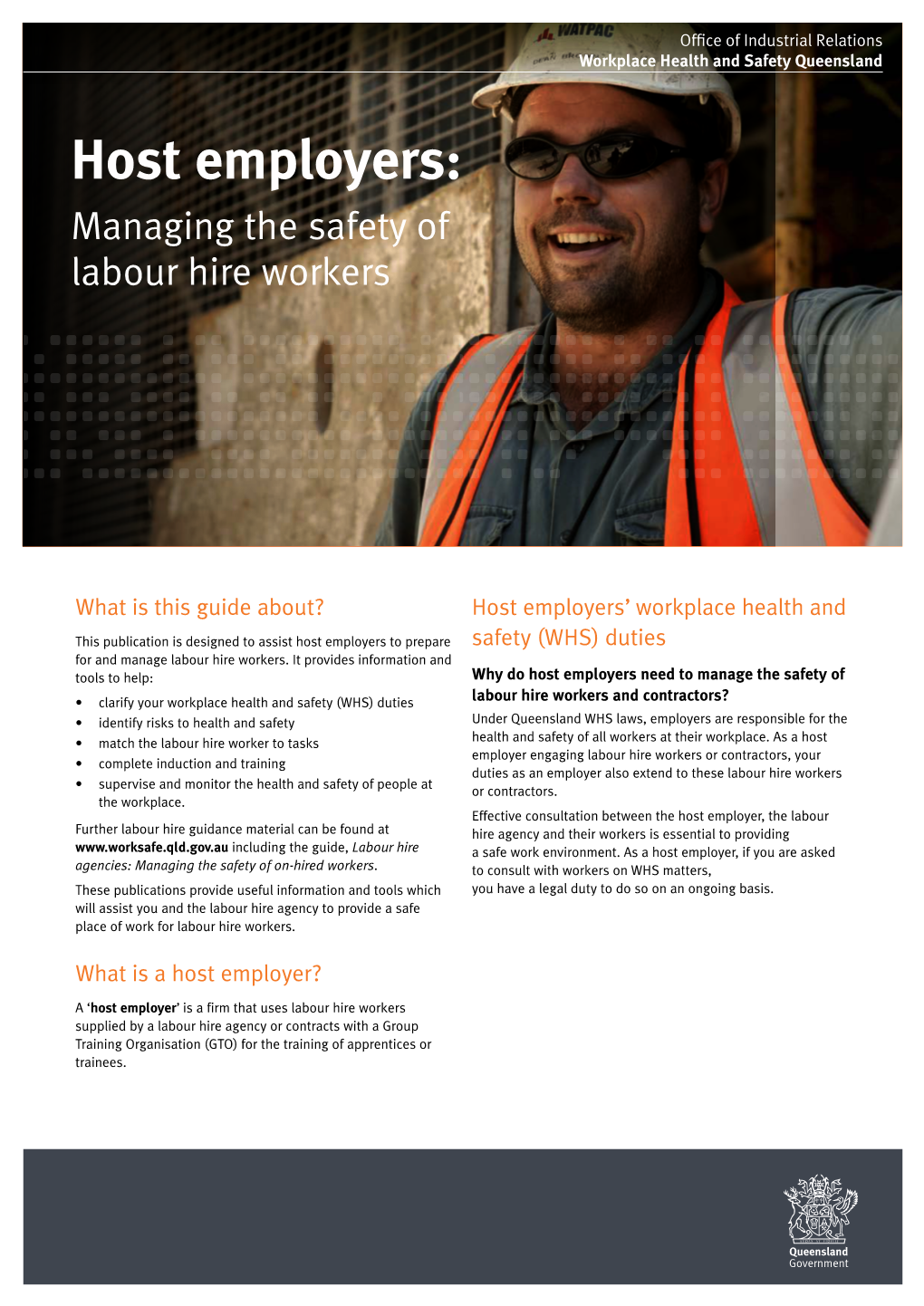 Host Employers: Managing the Safety of Labour Hire Workers