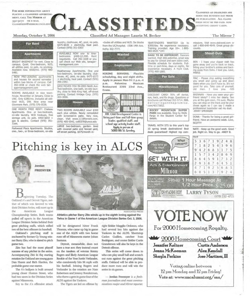 VOTE NOW Great Pitching Staffs, Which Stilled Will Be Designated Hitter Frank Right Fielder Maggllo Ordone-.L, Who Two of the Best Offenses in Baseball