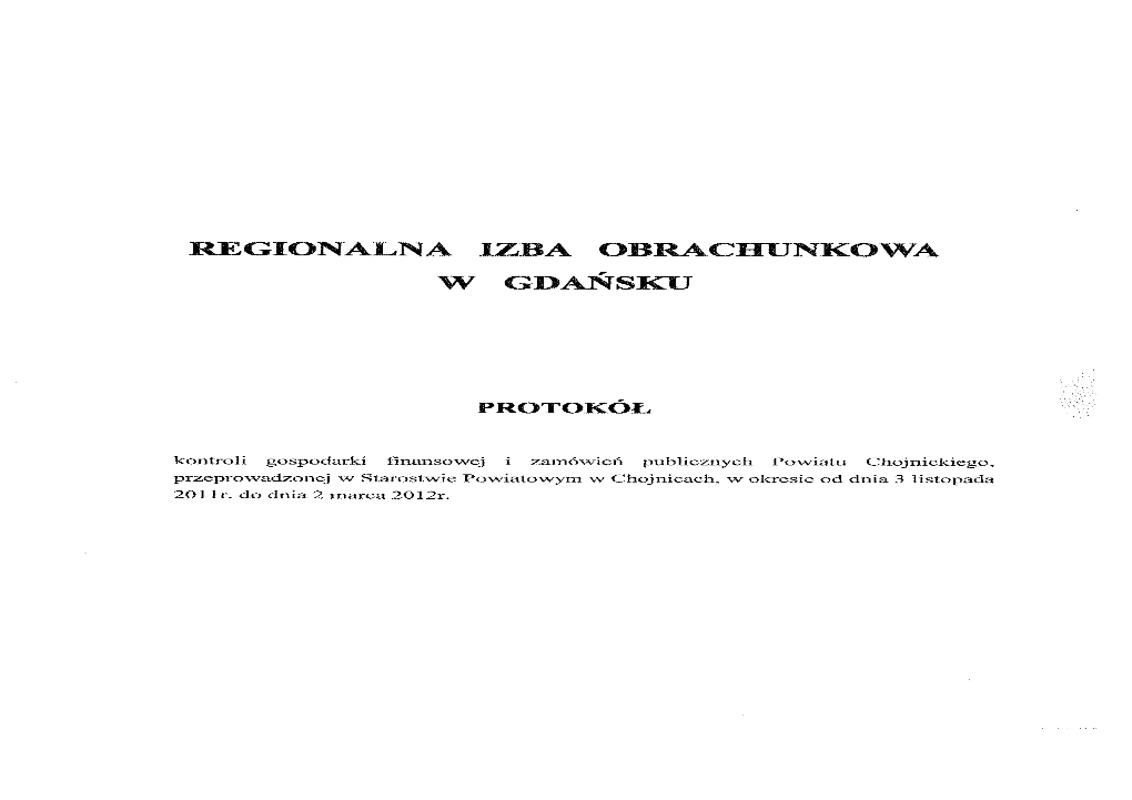 Regionalna Izba Obrachunkowa W Gdańsku