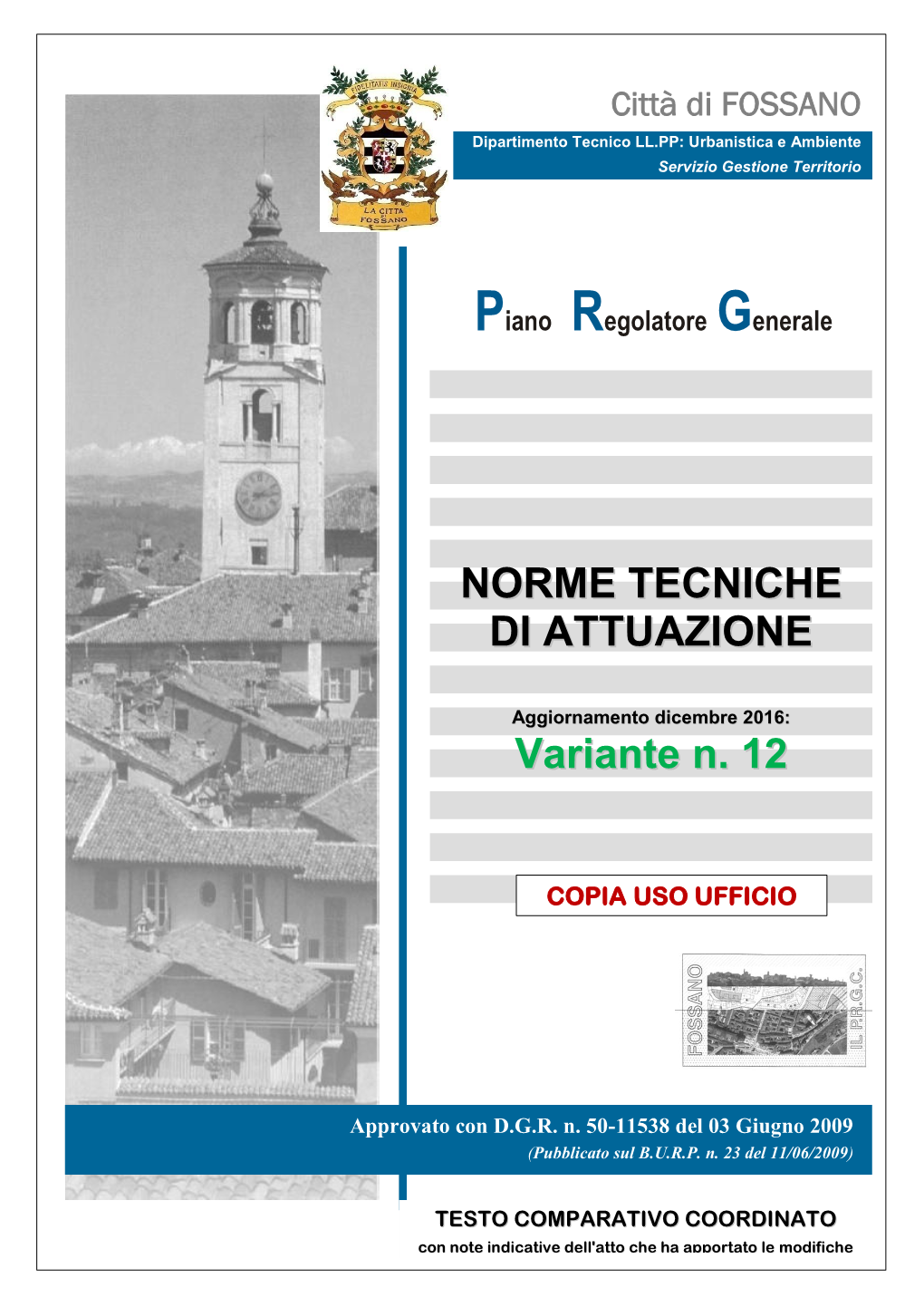 Norme Tecniche Di Attuazione