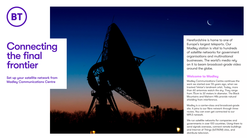 Madley Earth Station Datasheet