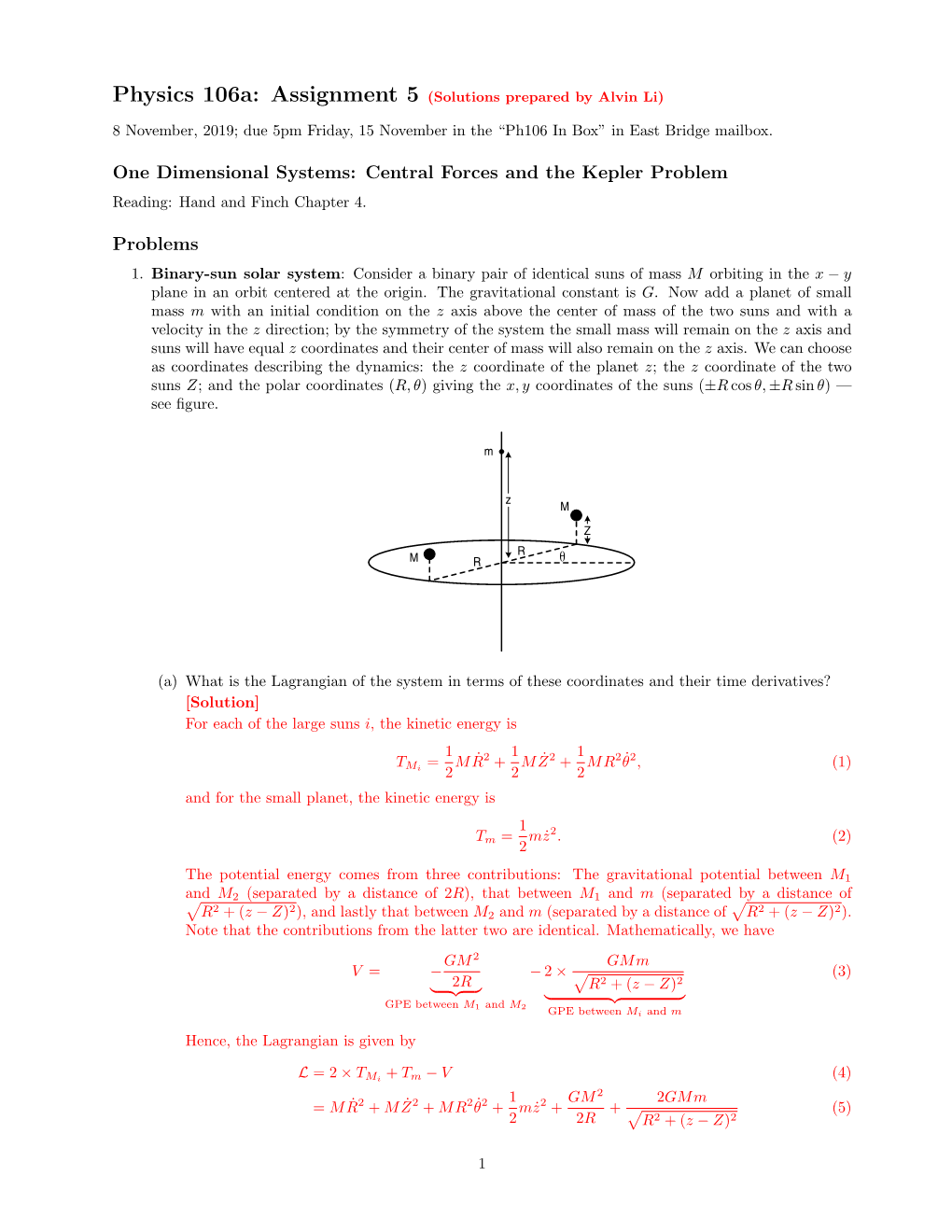 Assignment 5 Solutions