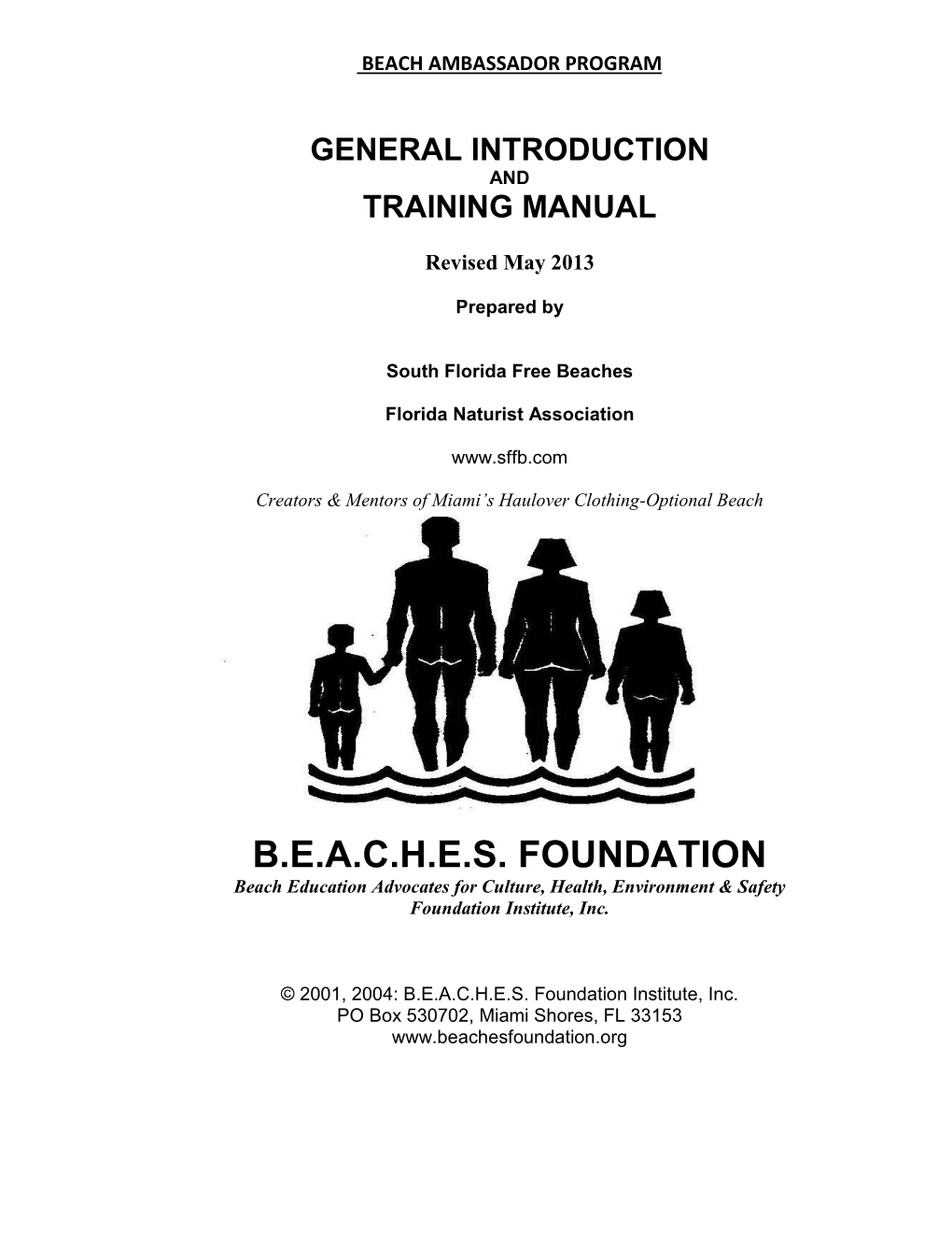 Beach Ambassador Program