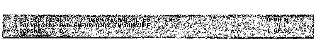 Polyploidy and Aneuploidy in Guayale