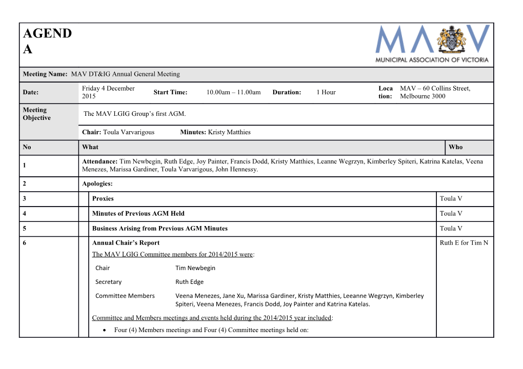 Minutes of Ecm Committee