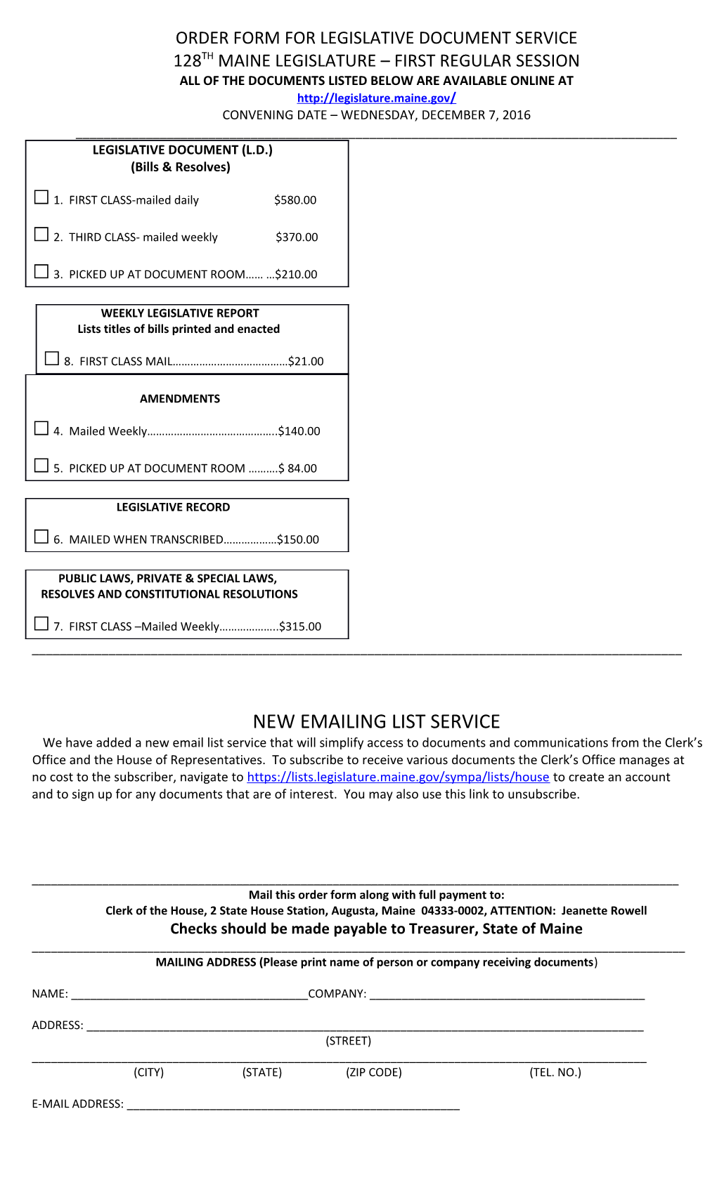 All of the Documents Listed Below Are Available Online At