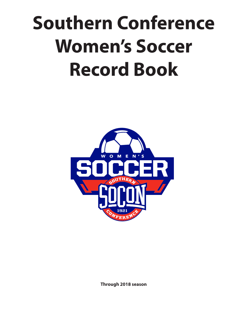 Southern Conference Women's Soccer Record Book