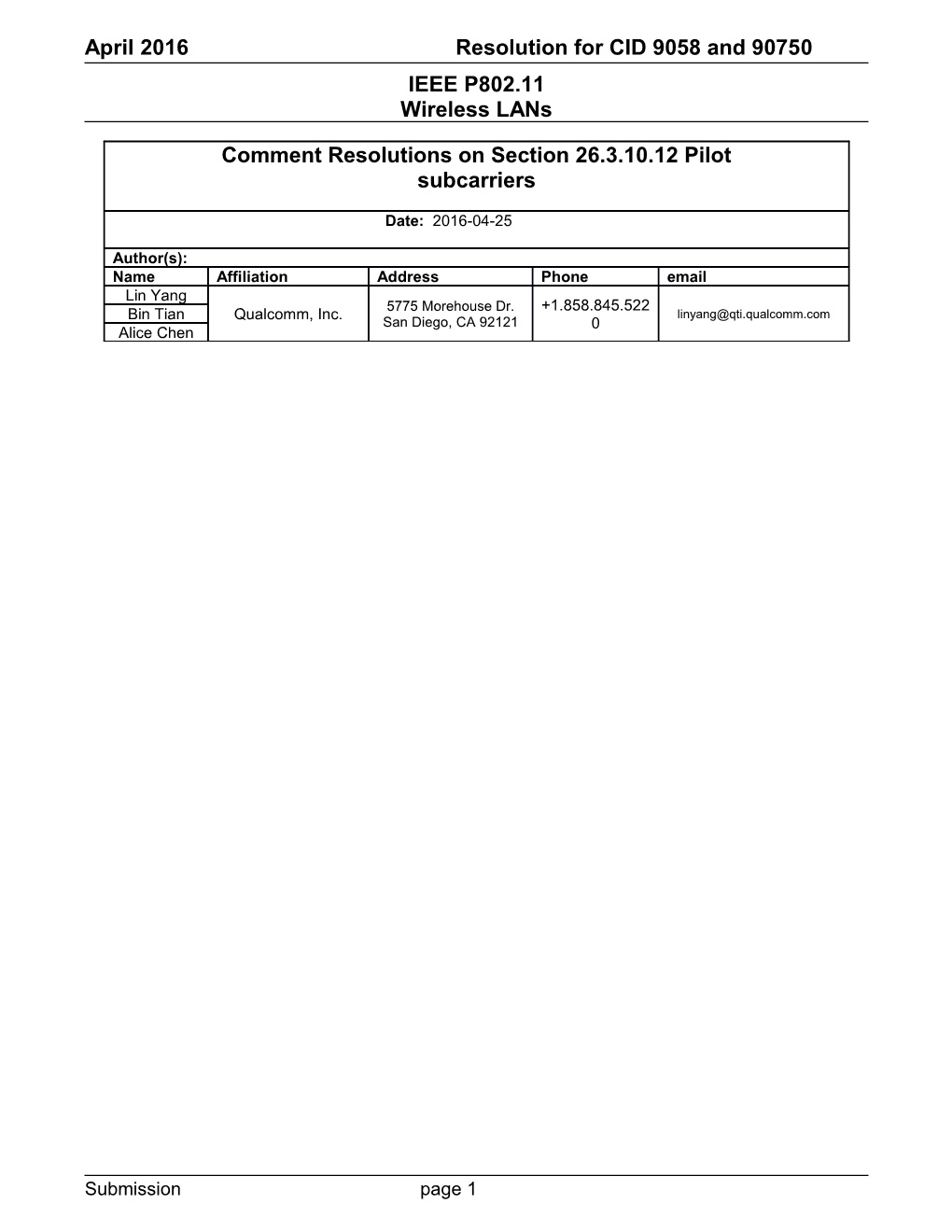 Resolution for CID 9058 and 9075 s1