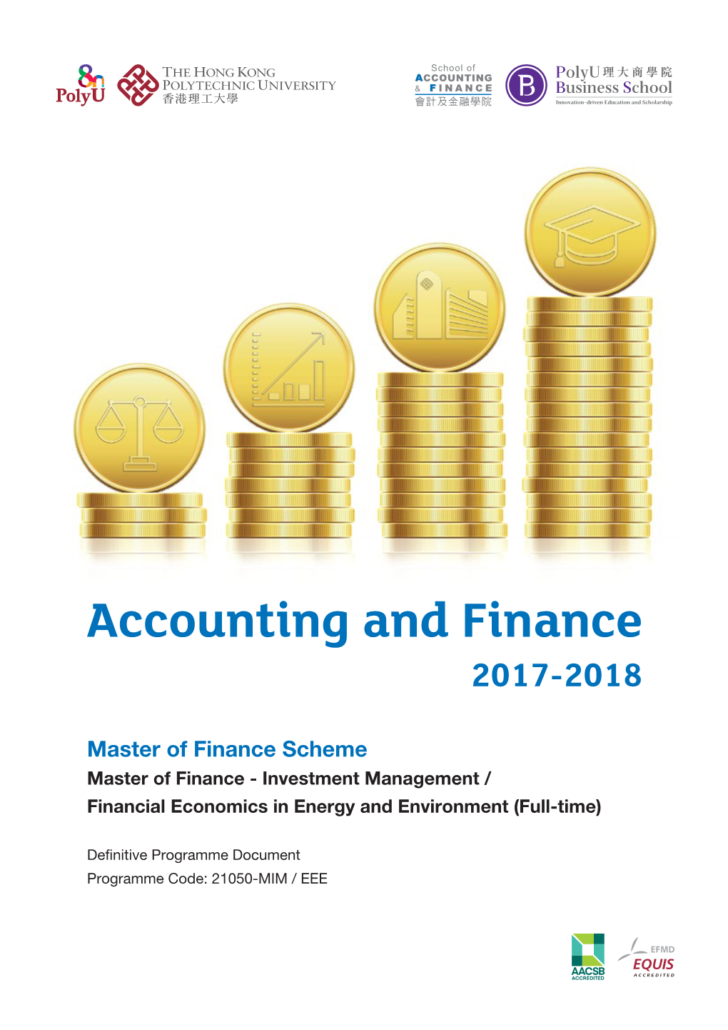 Master of Finance Scheme Master of Finance - Investment Management / Financial Economics in Energy and Environment (Full-Time)