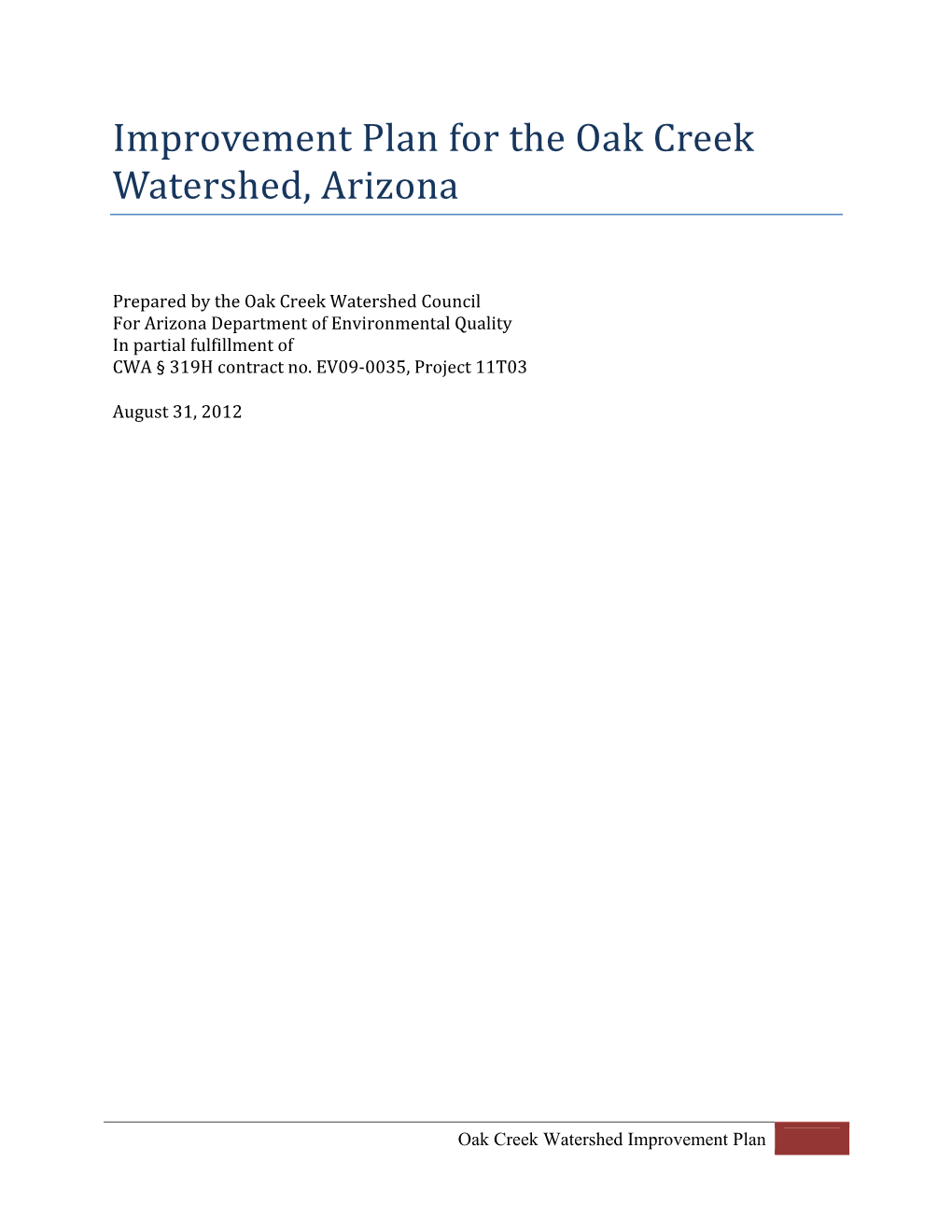 Oak Creek Watershed, Arizona