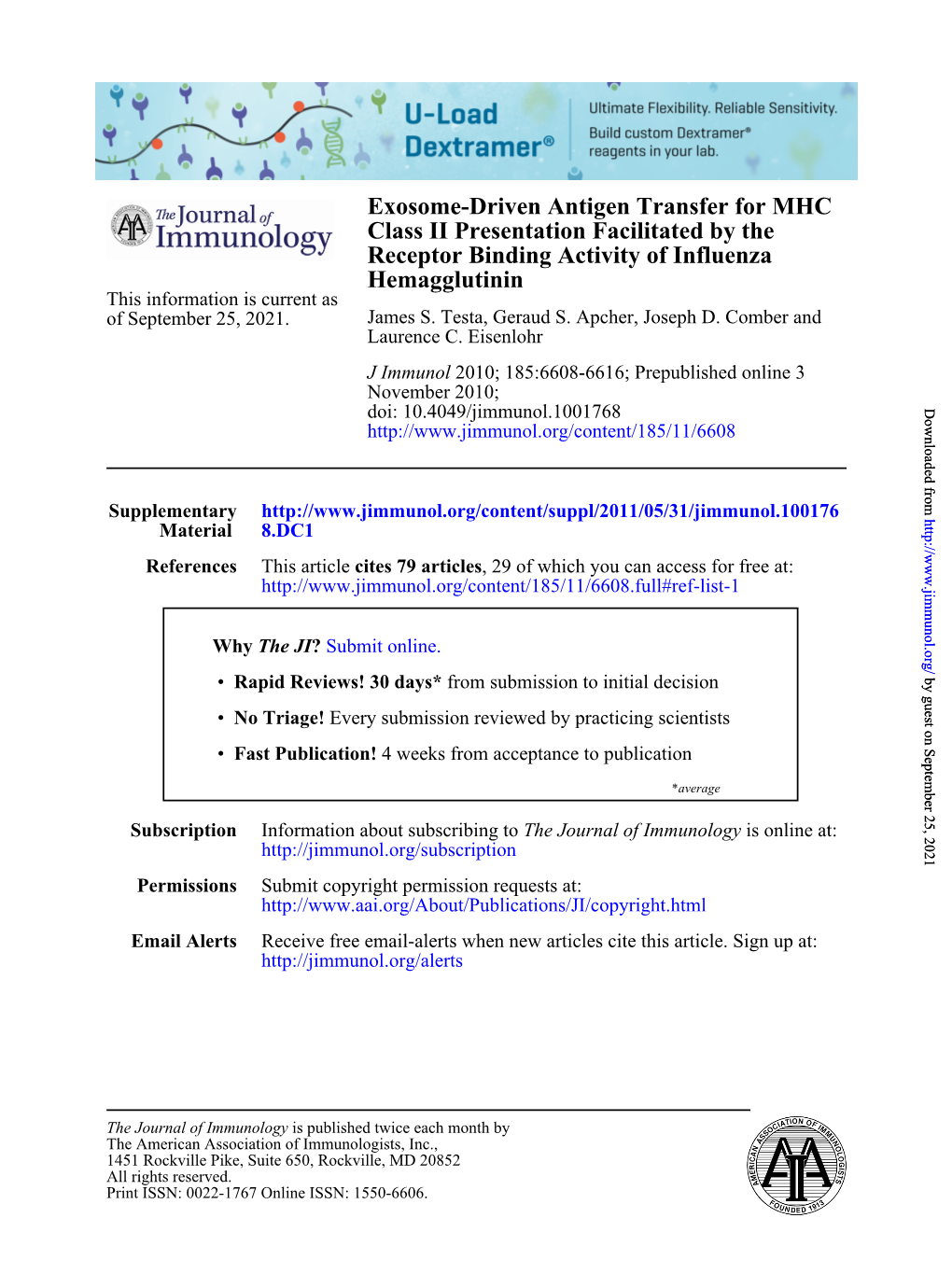 Hemagglutinin Receptor Binding Activity of Influenza Class II