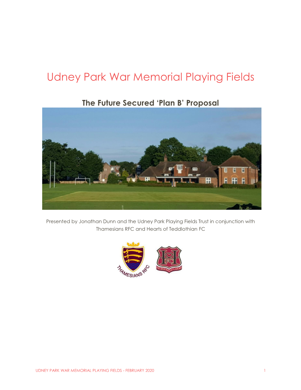 Udney Park War Memorial Playing Fields