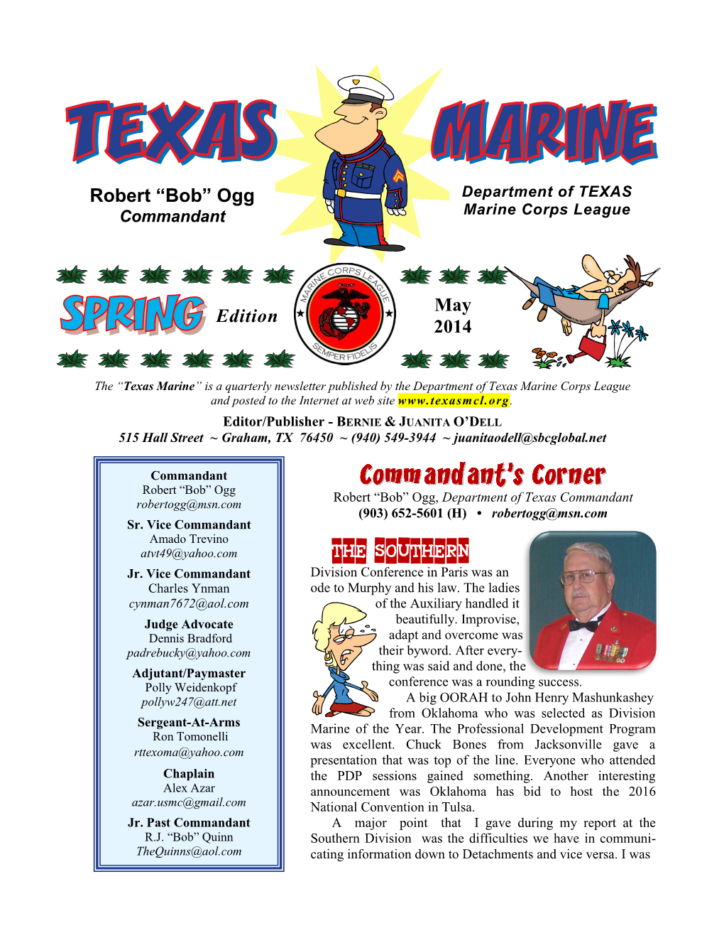 2014 Maytexas Marine Newsletter