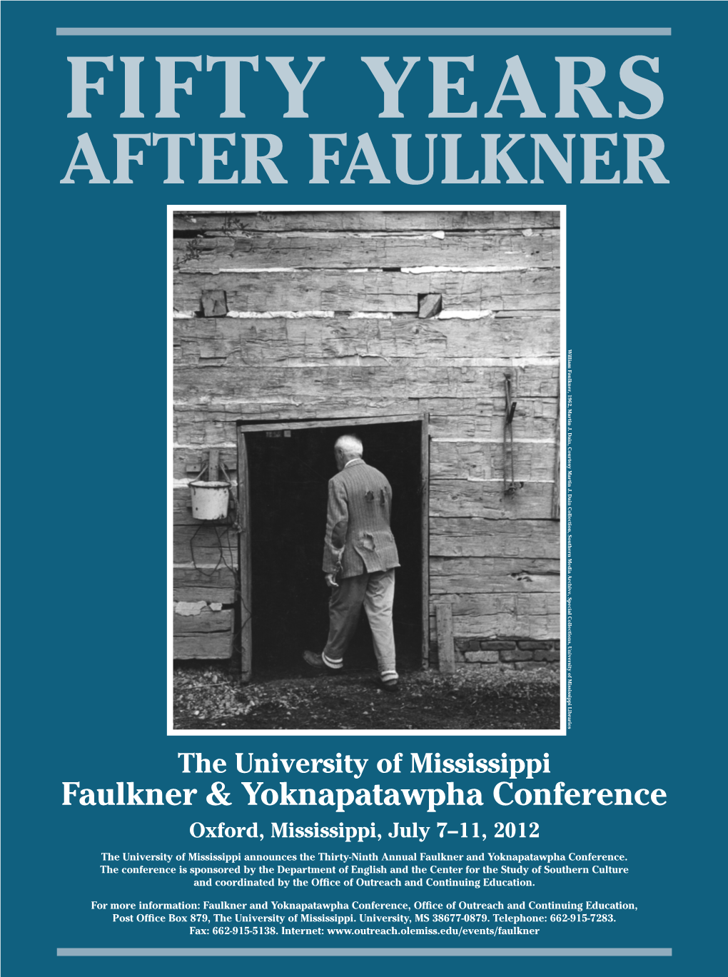 Faulkner & Yoknapatawpha Conference