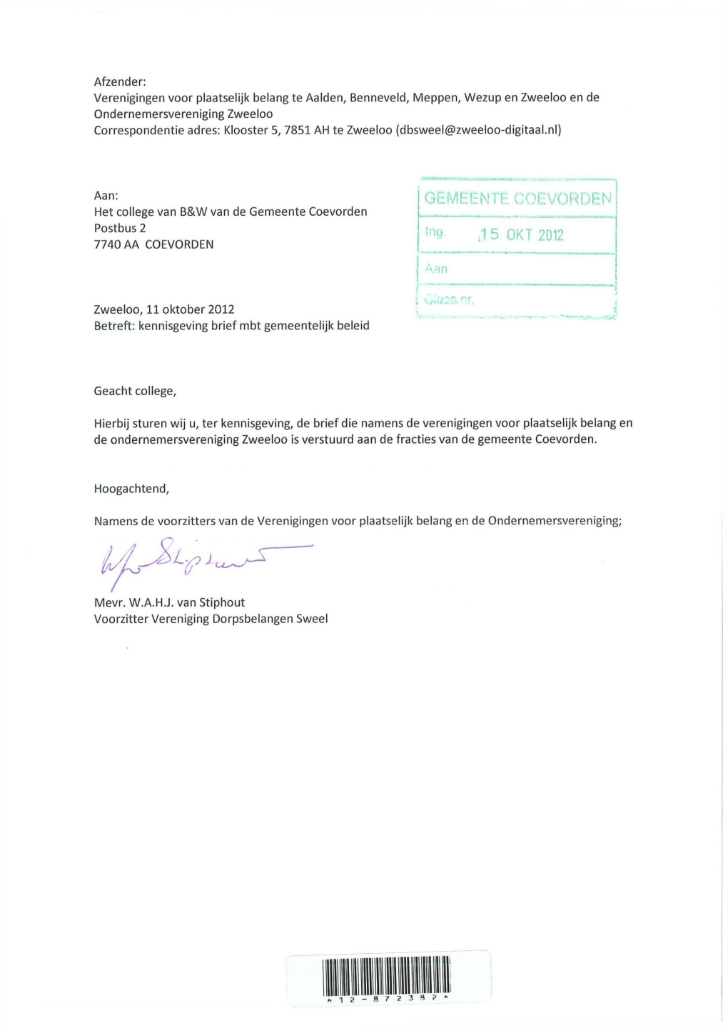 Brief-Pl-Belang-Zweeloo.Pdf