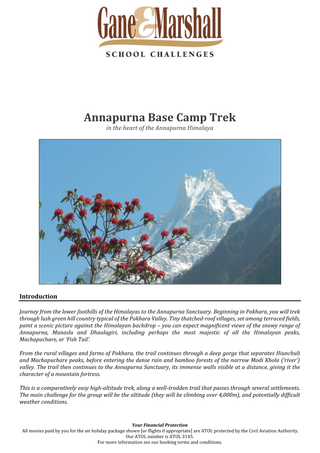 Annapurna Base Camp, Nepal