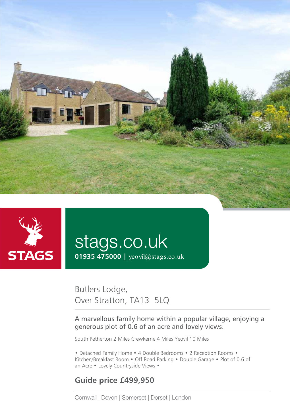 Butlers Lodge, Over Stratton, TA13 5LQ