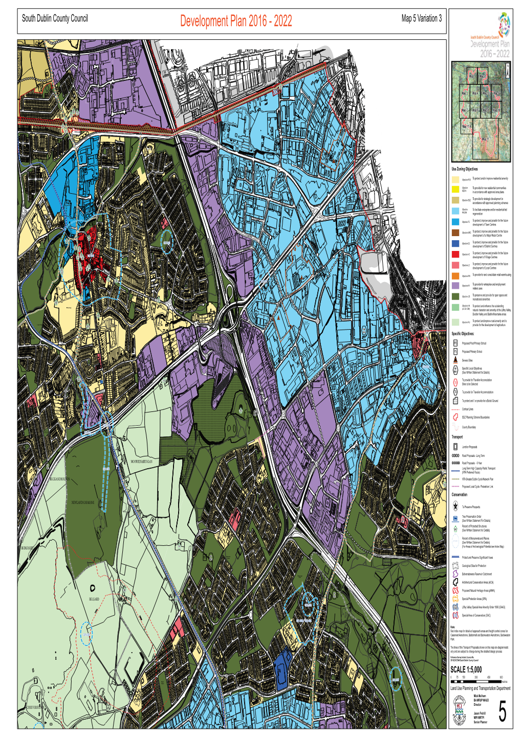 Development Plan 2016 - 2022 Map 5 Variation 3