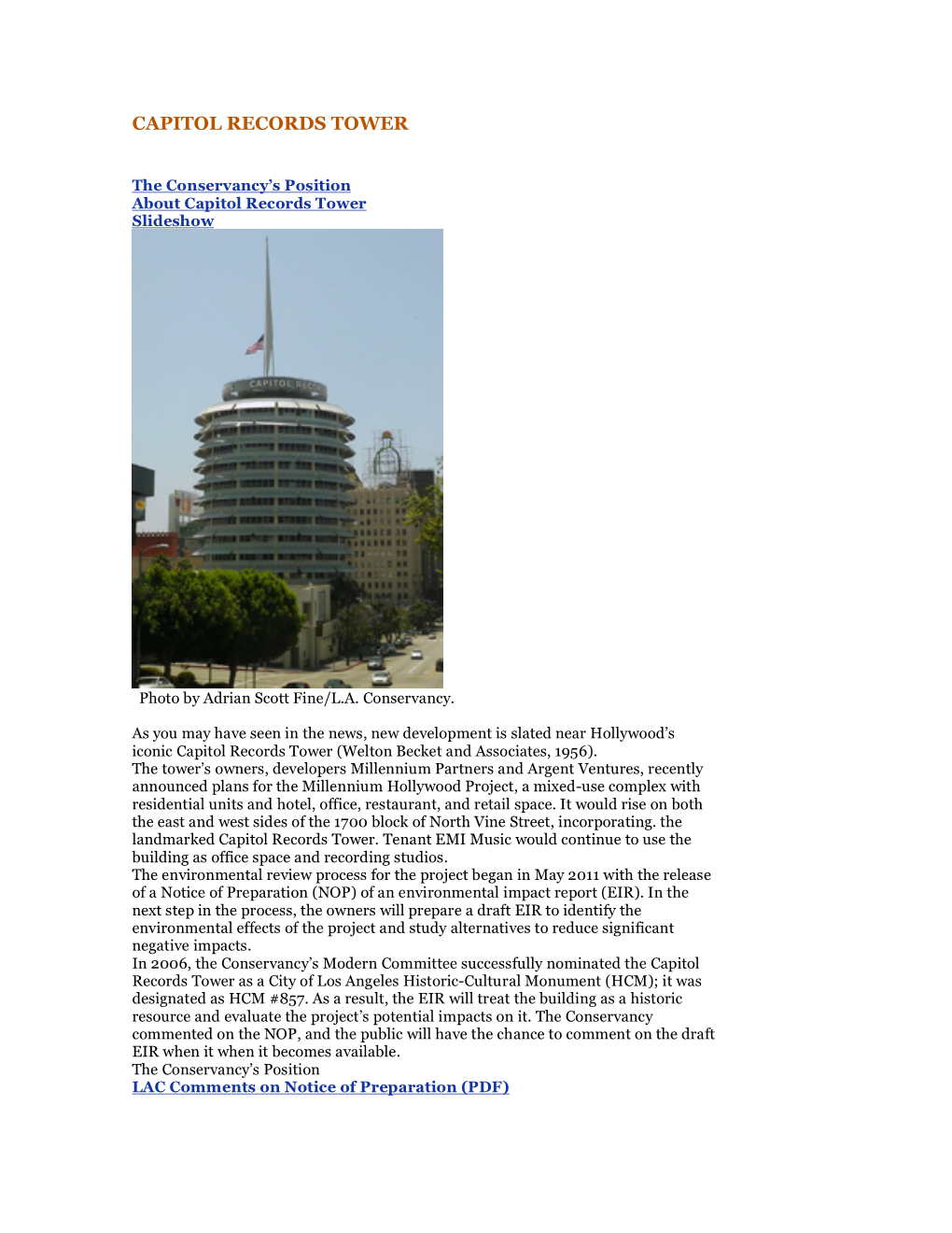 Capitol Records Tower