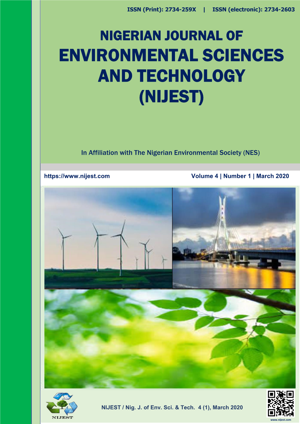 Environmental Sciences and Technology (Nijest)
